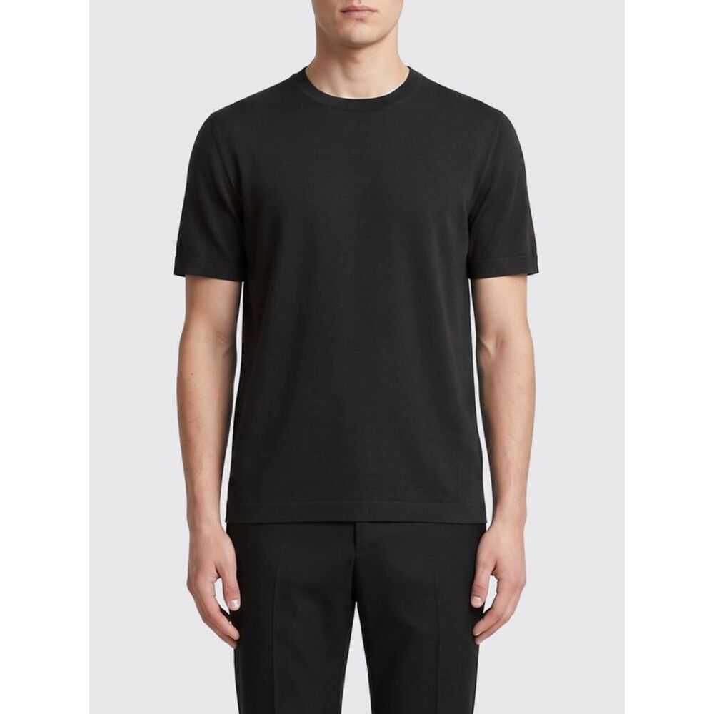 Zegna T-Shirt Men Black